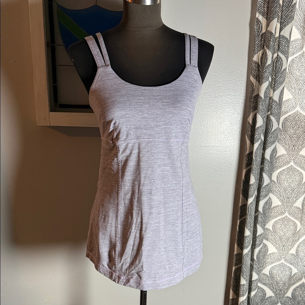 Lululemon Active Strength Tank in Heathered Lilac SZ Medium - Picture 1 of 8